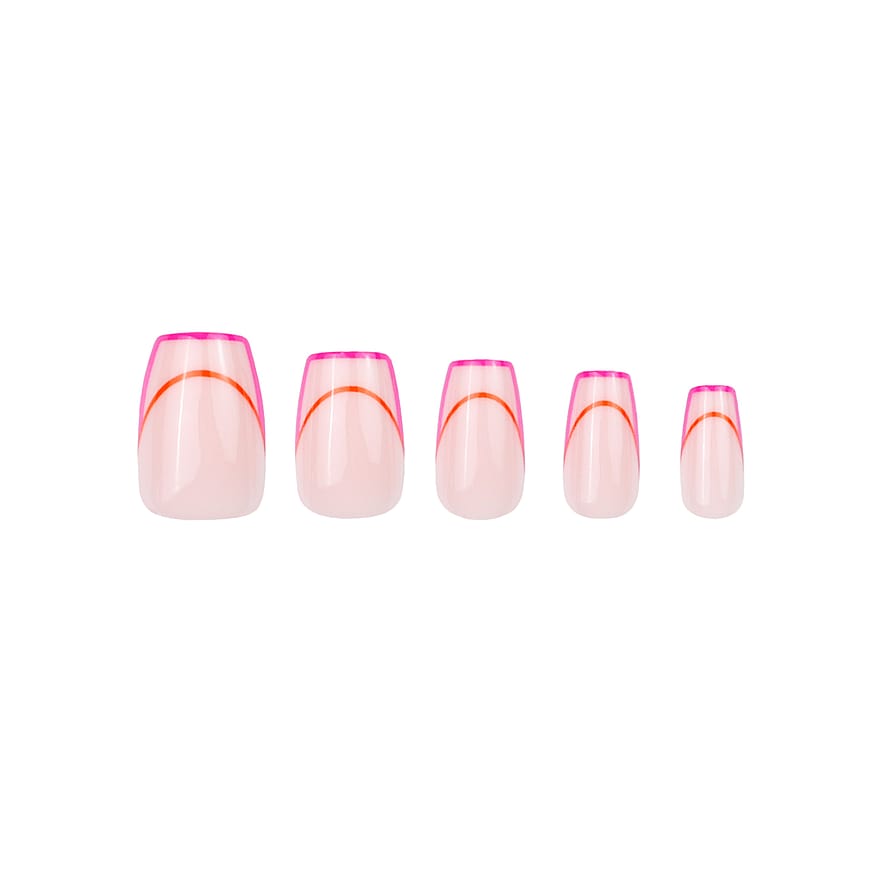 DUFFBEAUTY Instant Pro Press-on Manicure Out Of Line, Coffin