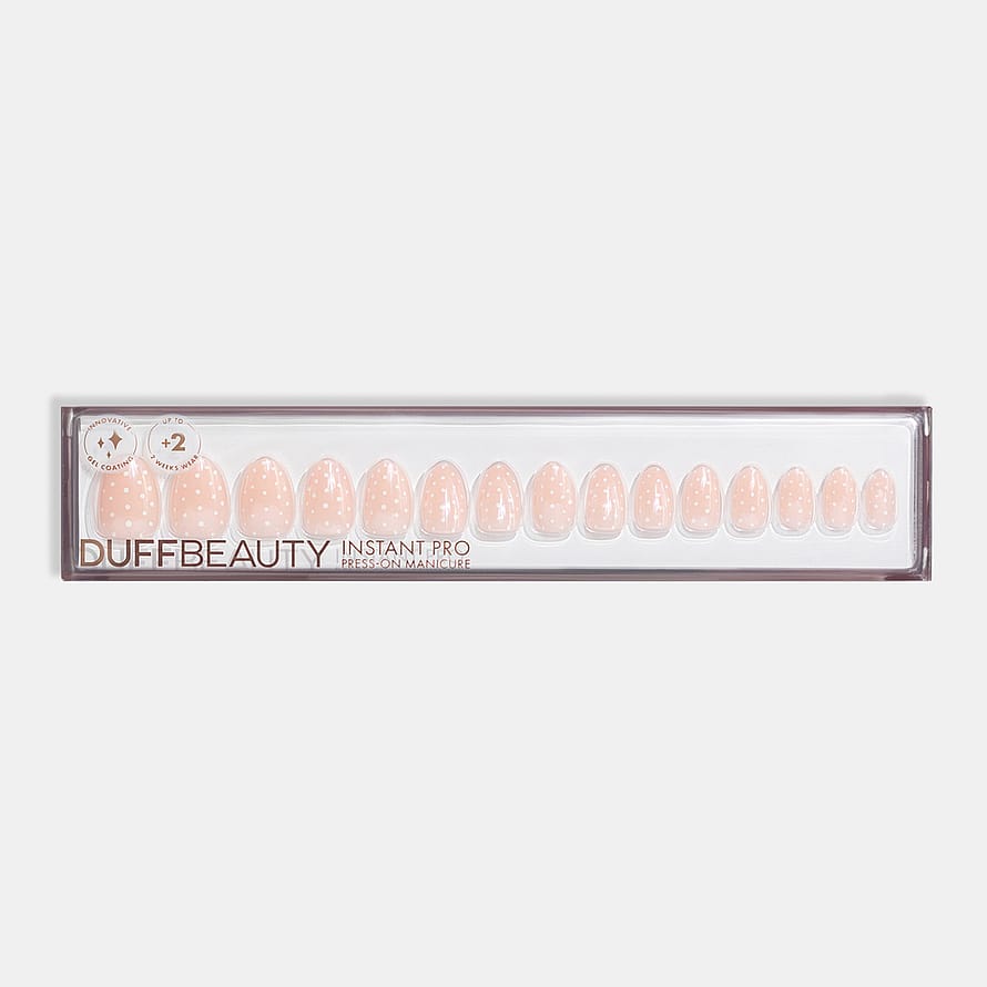 DUFFBEAUTY Glazed Polka Short Almond 30 stk