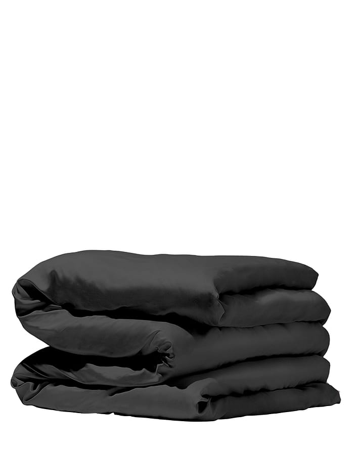 Hairlust Silky Bamboo Duvet Cover Jet Black 150 x 210 cm