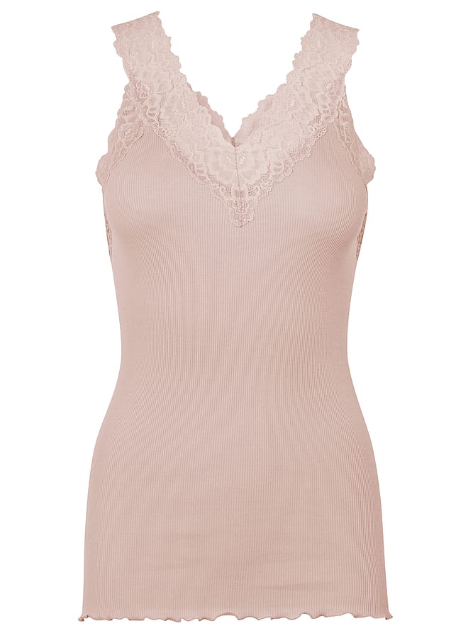 Rosemunde RWBernadine Organic Cotton SL Lace Top Vintage Powder XS