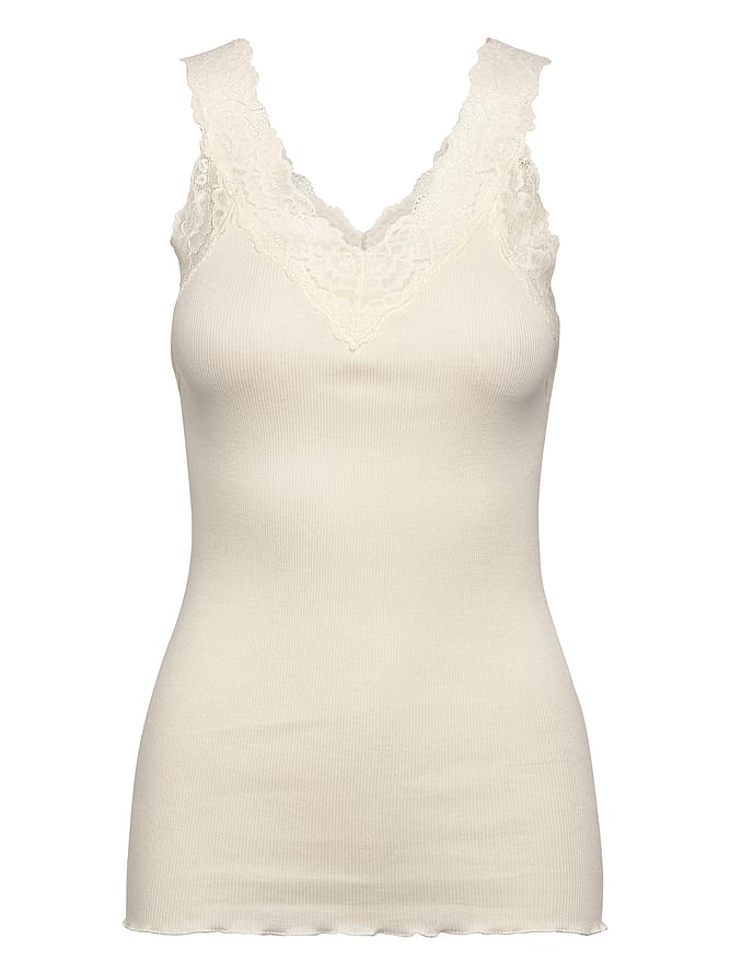 Rosemunde RWBernadine Organic Cotton SL Lace Top Ivory L