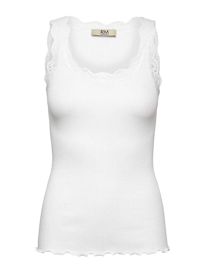 Rosemunde Lace Tank Top New White M
