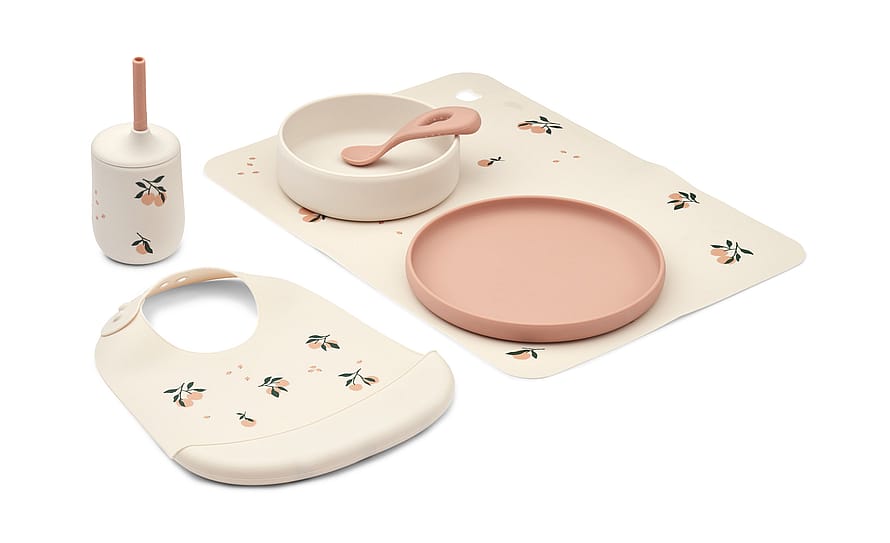 LIEWOOD Tine Spisesæt Peach / Sea Shell