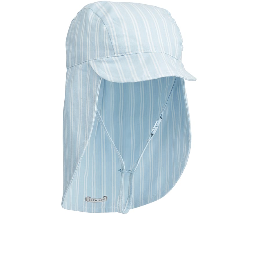 LIEWOOD Cecilia Sun Hat Y/D stripe Pure sky / Creme de la creme 9-12 M