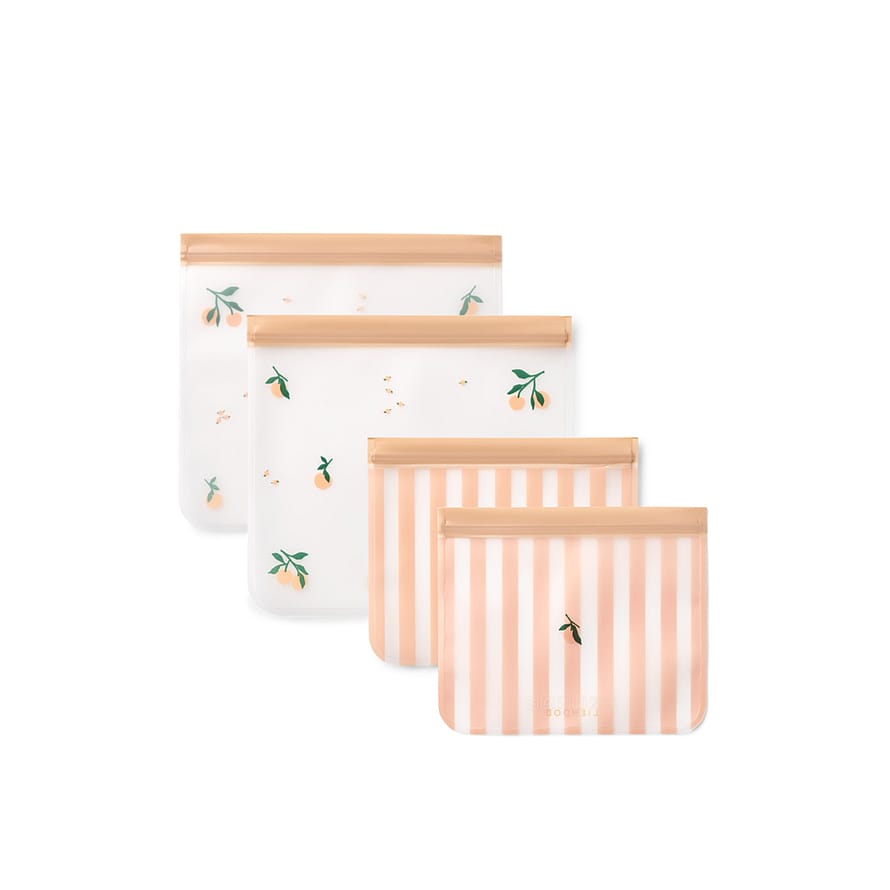 LIEWOOD Rebus Reusable Food Bags 4-Pack