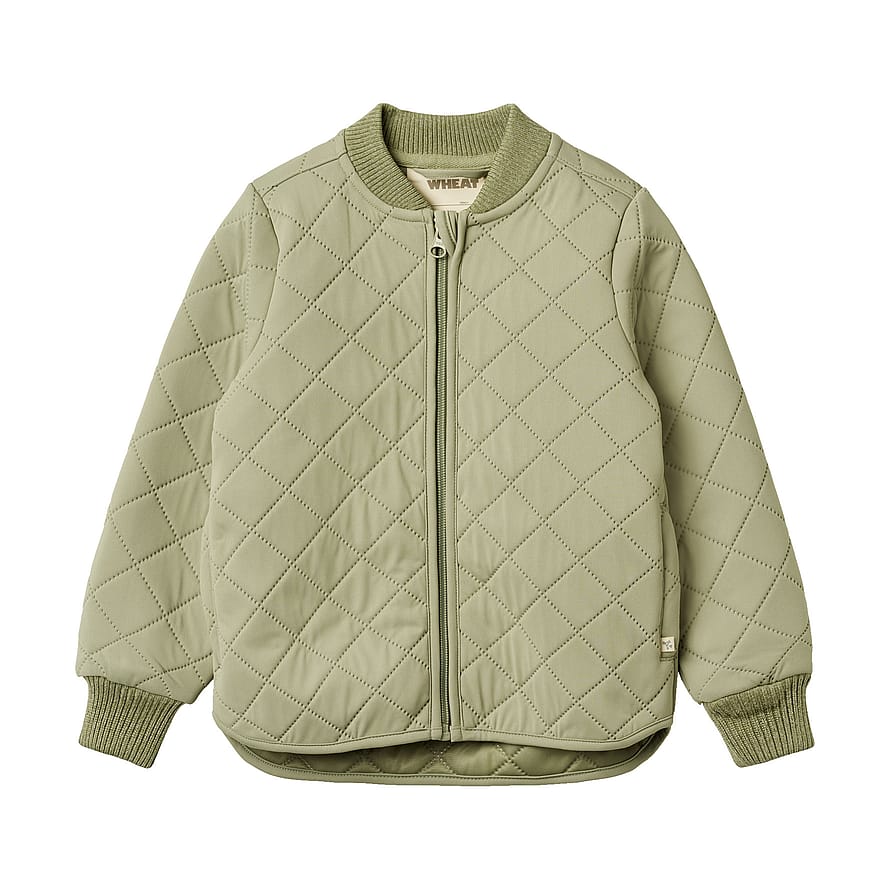 WHEAT Thermo Jacket Loui Barn Green Tea Str 116/6 år