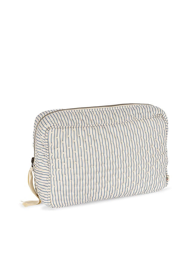 Konges Sløjd Big Quilted Toiletry Bag Stripe Bluie One Size