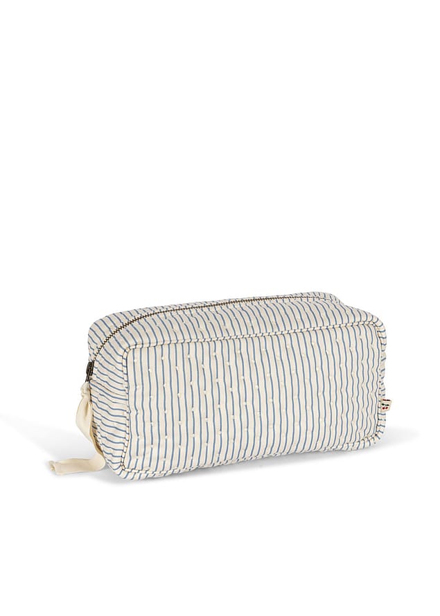 Konges Sløjd Small Quilted Toiletry Bag Stripe Bluie One Size