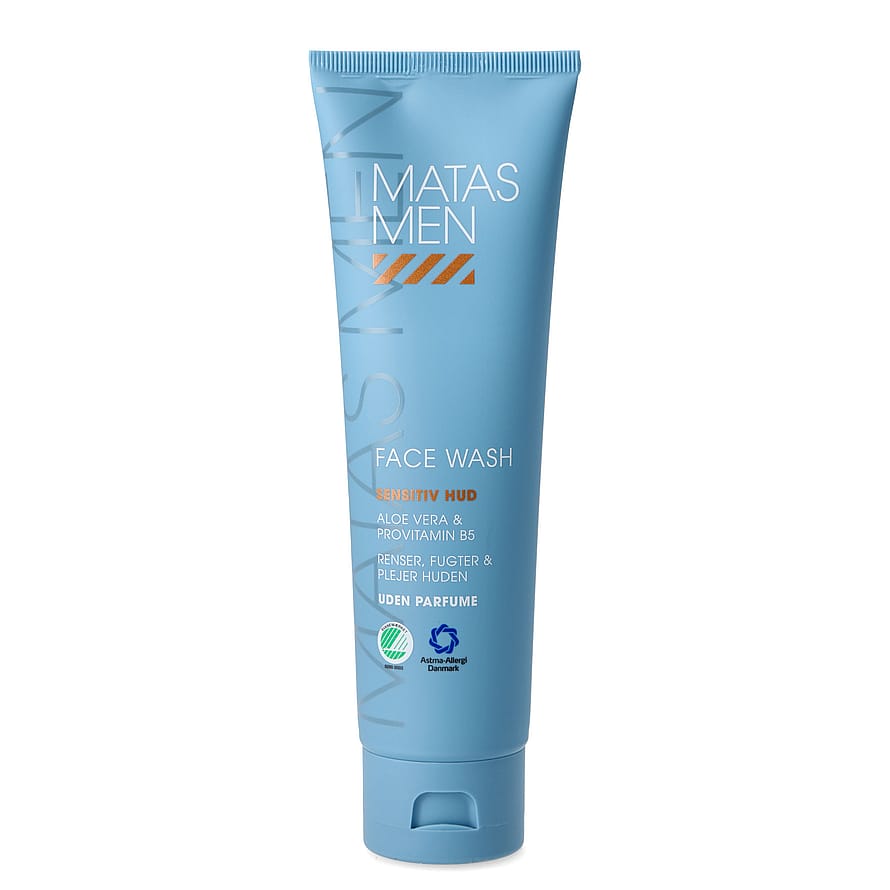 Matas Striber Men Face Wash til Sensitiv Hud Uden Parfume 150 ml