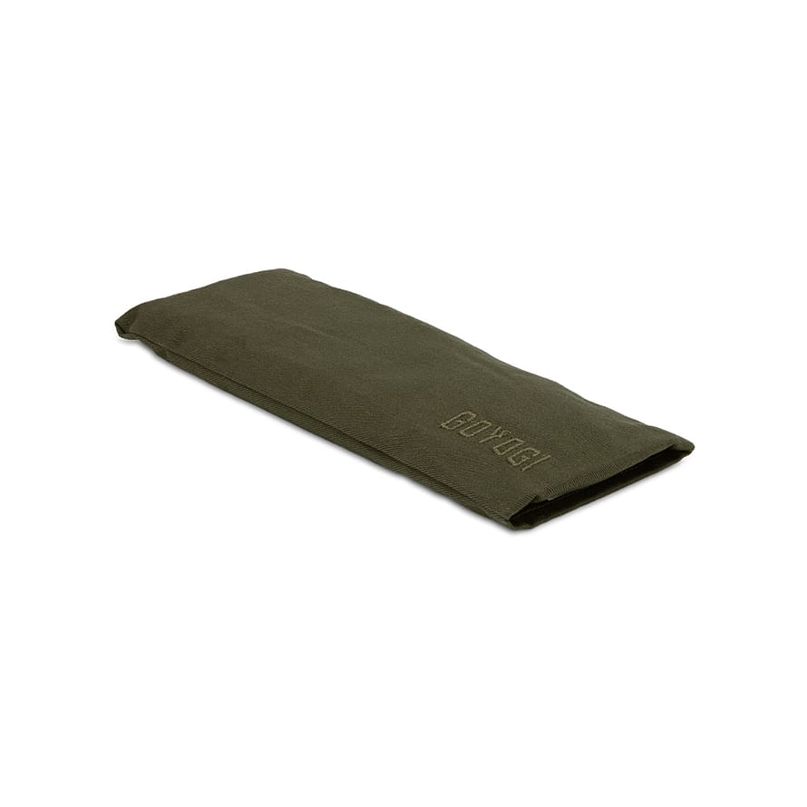 GOYOGI Calm Organic Cotton Eye Pillow Dark Olive