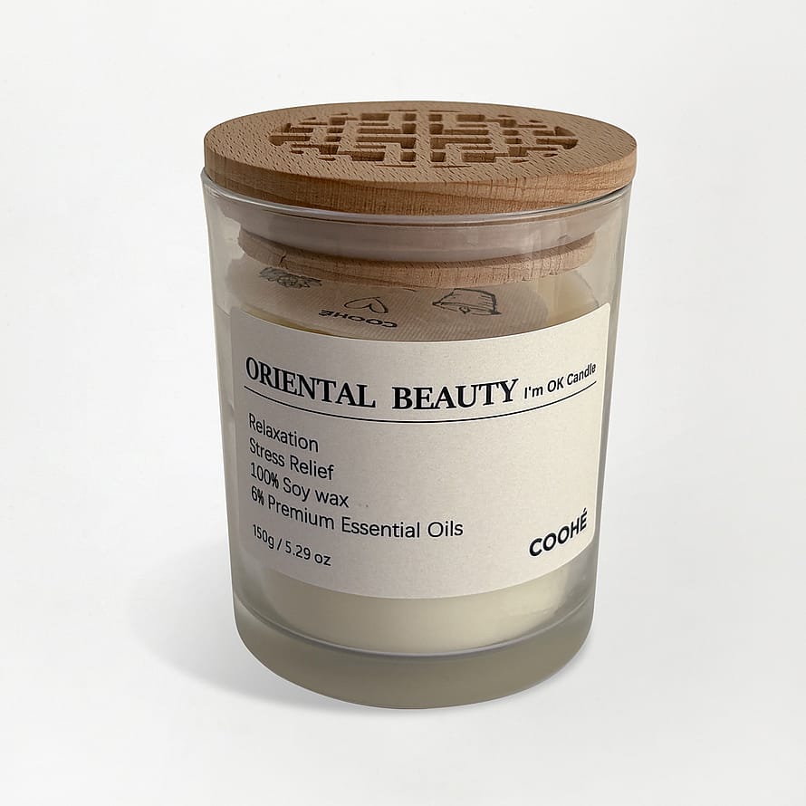 COOHÉ I'M OK Soy Wax Aroma Candle Oriental beauty