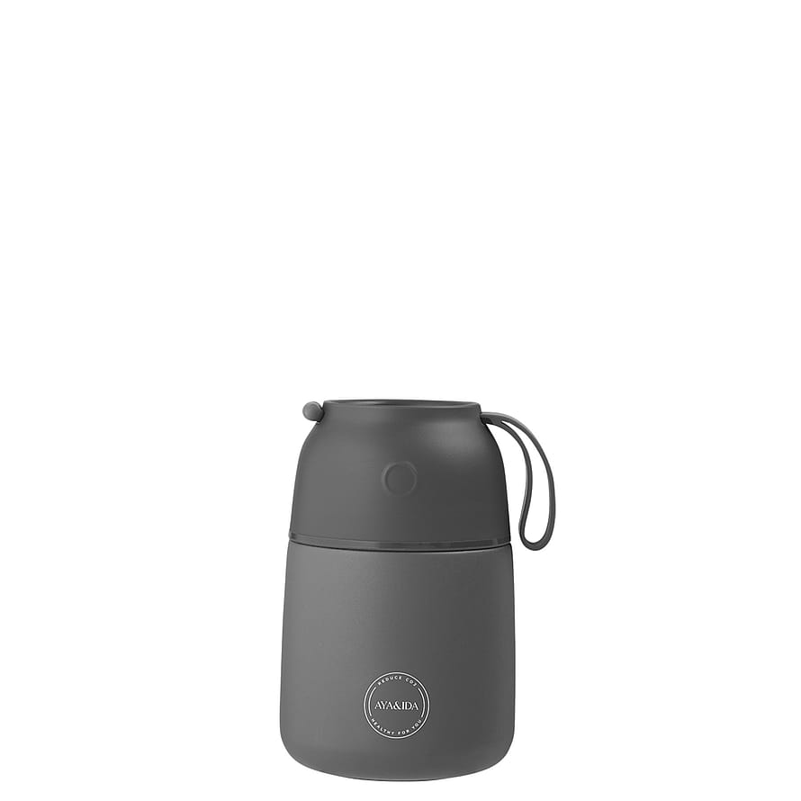 AYA&IDA Food'ie Termomadkasse 500 ml Dark Grey