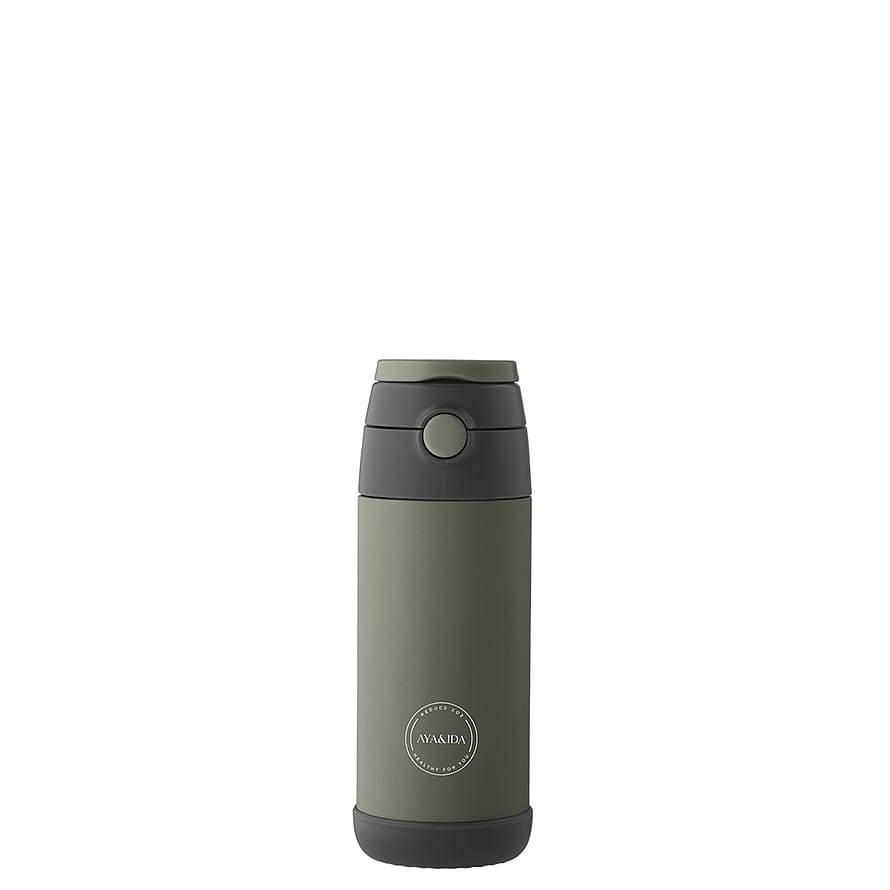 AYA&IDA Kids Termoflaske 350 ml Tropical Green