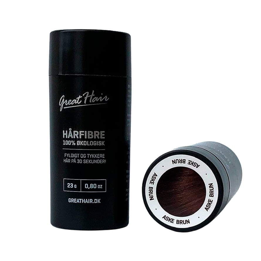 Great Hair Hårfibre Aske Brun 23 g