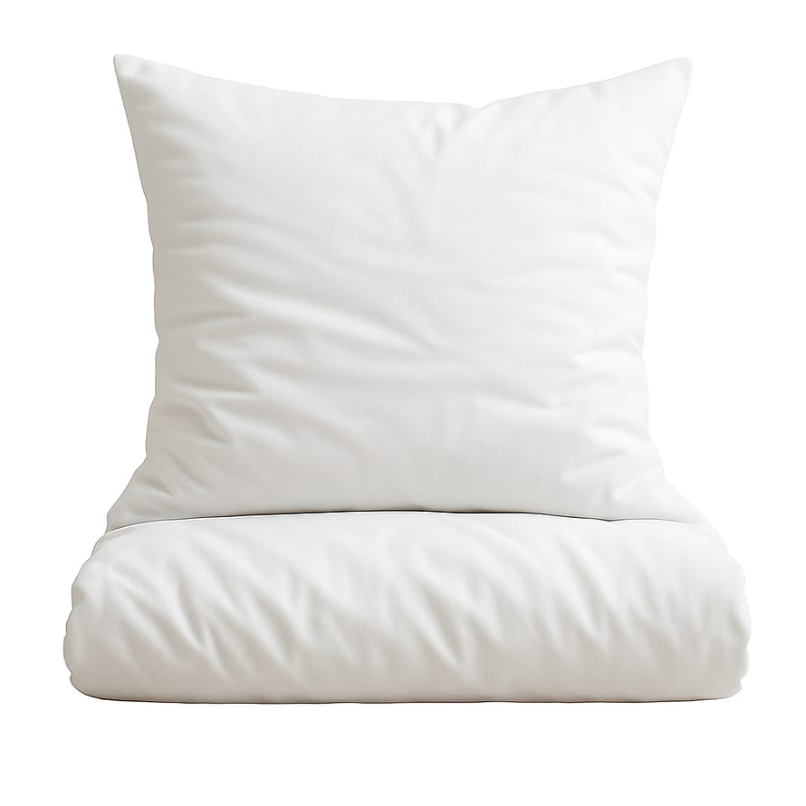 OMHU Percale Sengetøj Hvid 140 x 220 cm