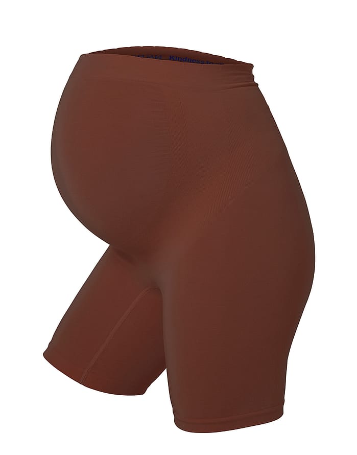 momkind Belly Support Shorts Chocolate M