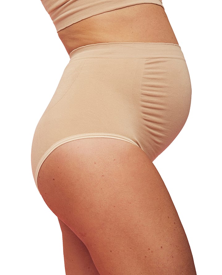 momkind Belly Support Brief 2-pak Sand L/XL
