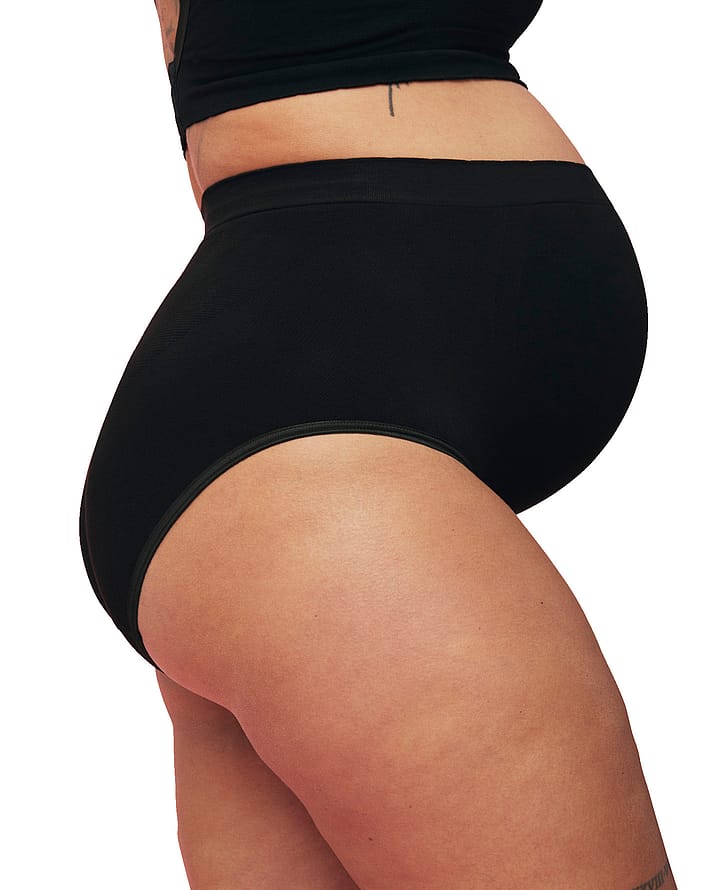 momkind Belly Support Brief Black M
