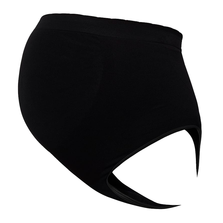 momkind Belly Support Thong Black M