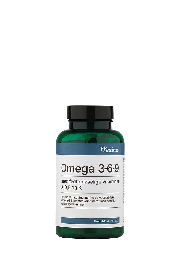 Mezina Omega 3-6-9 m. Vitamin A+D+E+K 90 stk
