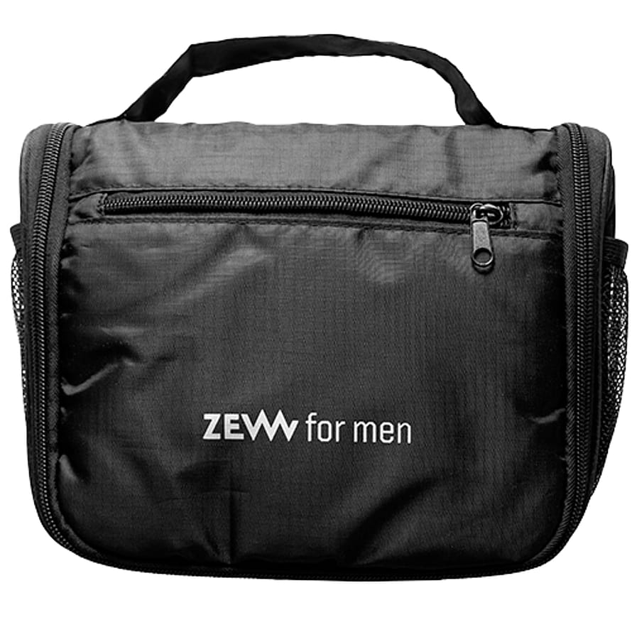 Zew for Men Black Cosmetic Bag