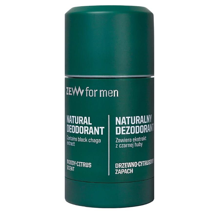 Zew for Men Natural Deodorant Black Chaga 80 ml