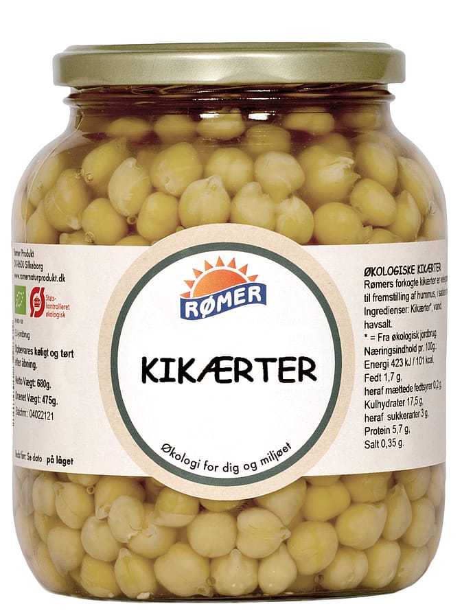 Rømer Kikærter i vand Ø