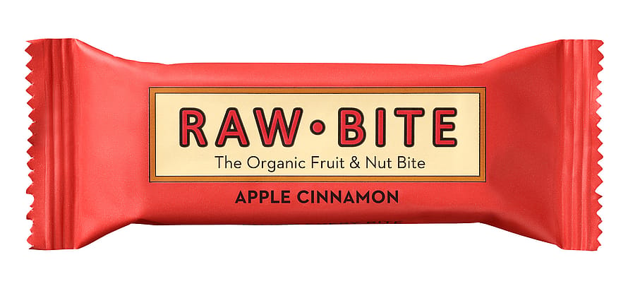 Rawbite Frugt- og nøddebar Glutenfri Ø Apple Cinamon 50 g