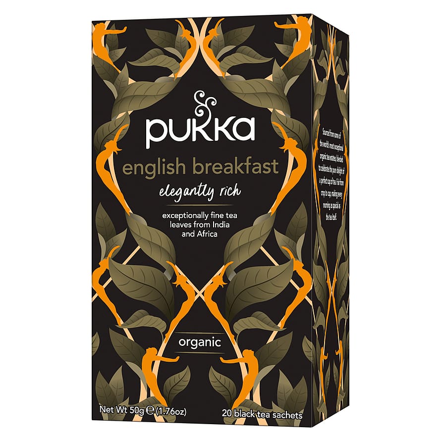 Pukka English Breakfast te Ø 20 breve
