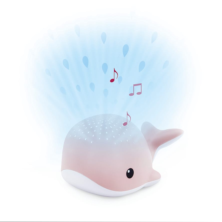Zazu Wally the Whale Projector Pink