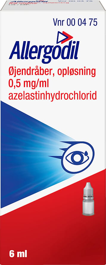 Allergodil Øjendråber 0,5 mg/ml 6 ml