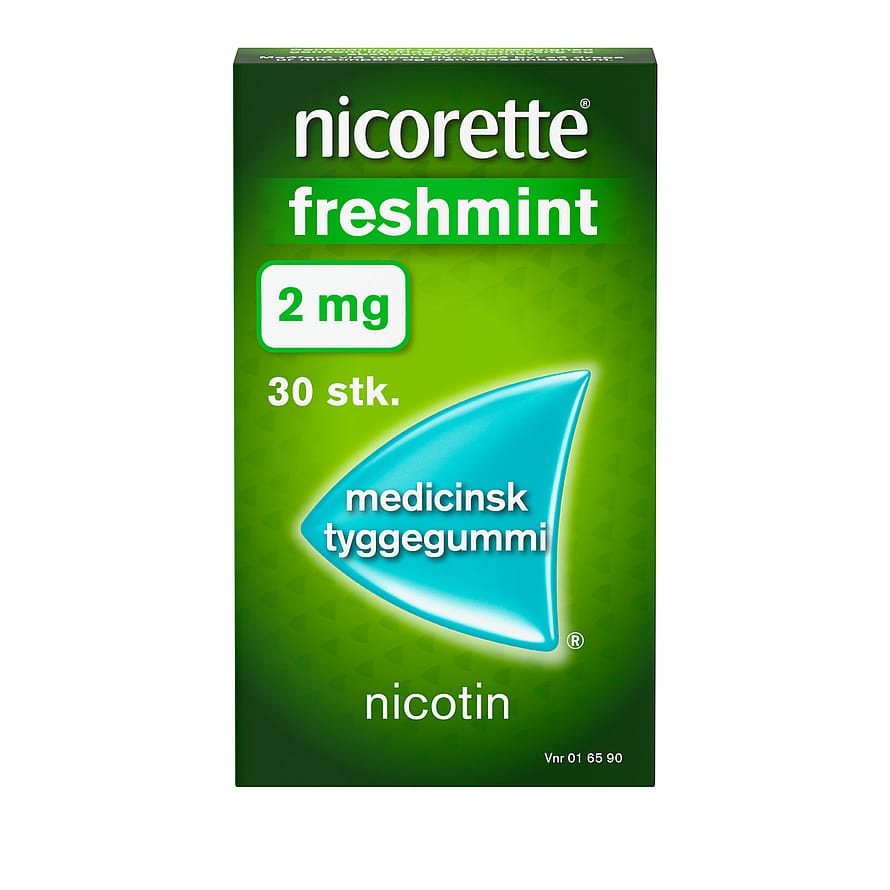Nicorette® Freshmint 2 mg medicinsk tyggegummi 30 stk.