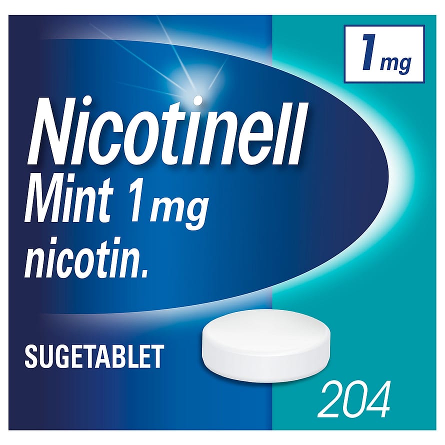 Nicotinell Mint Sugetablet 1 mg 204 stk