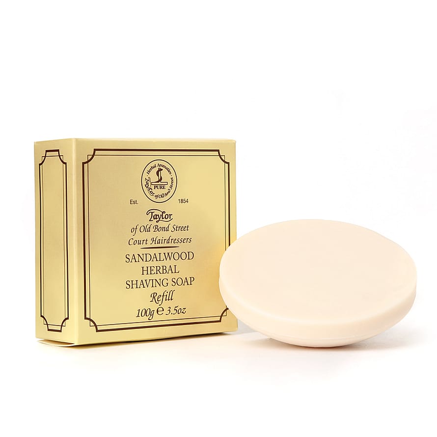 Taylor Of Old Bond Street Taylor Barbersæbe Refill 100 g. Sandeltræ