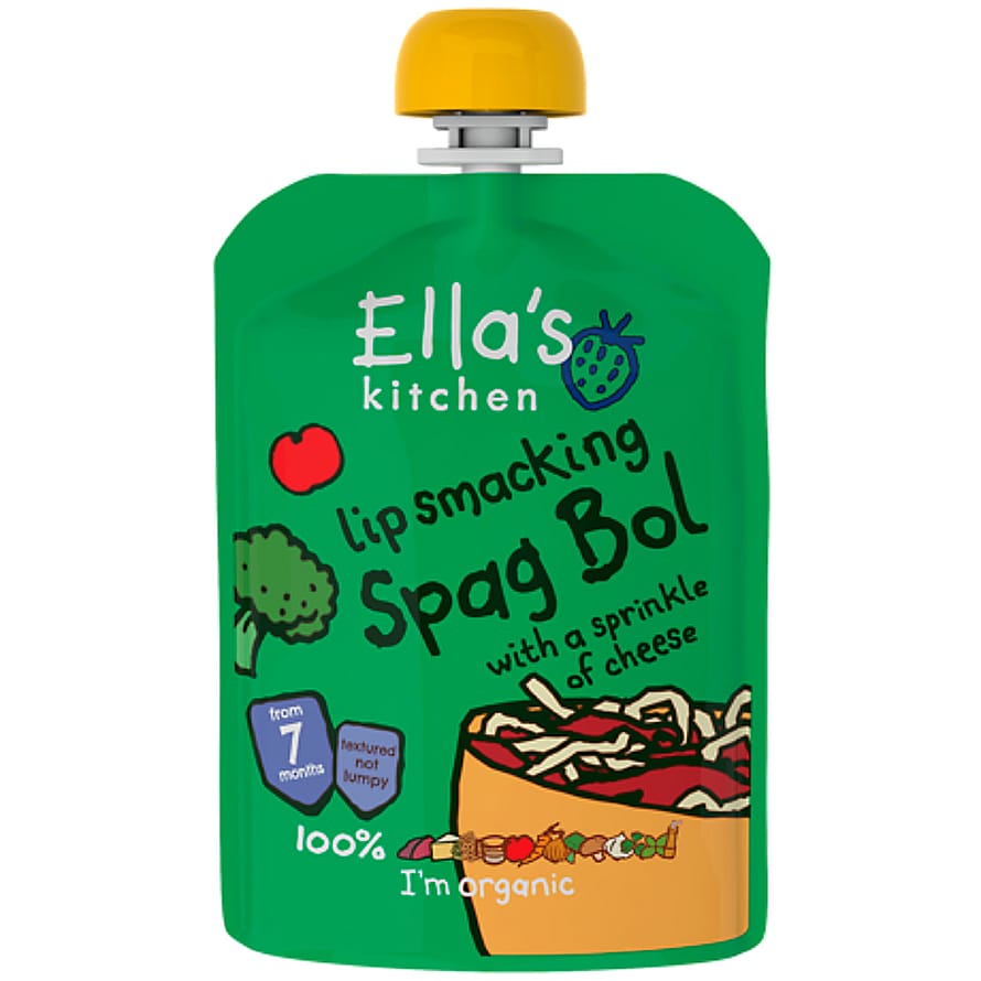Ella's Kitchen Babymos spaghetti bolognese (7 mdr) Ø 130 g