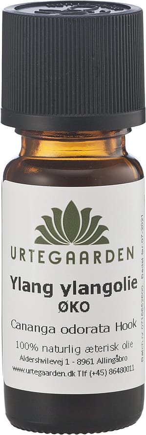 Urtegaarden Ylang ylangolie ØKO 5 ml.
