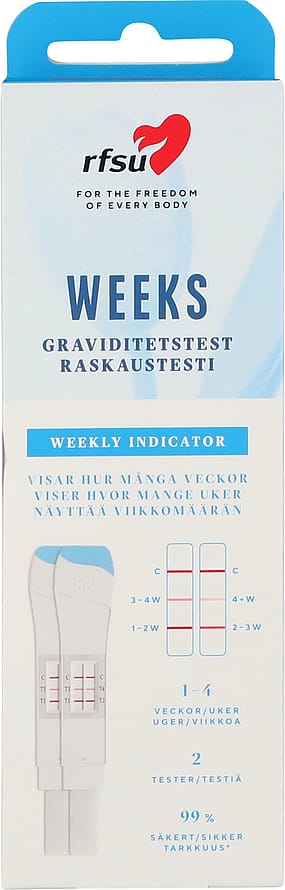 RFSU Graviditets Ugetest 2 stk