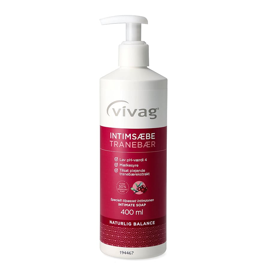 Vivag Intimsæbe med Tranebær 400 ml