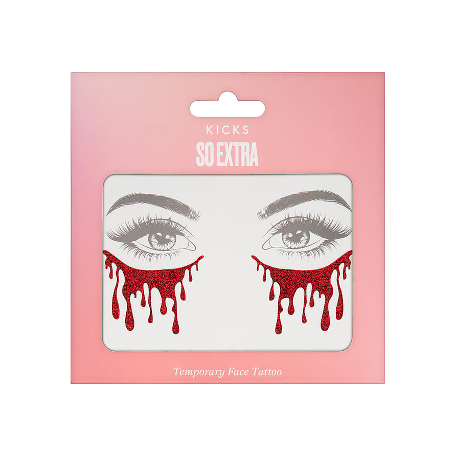 KICKS Beauty So Extra - Face Stickers Red