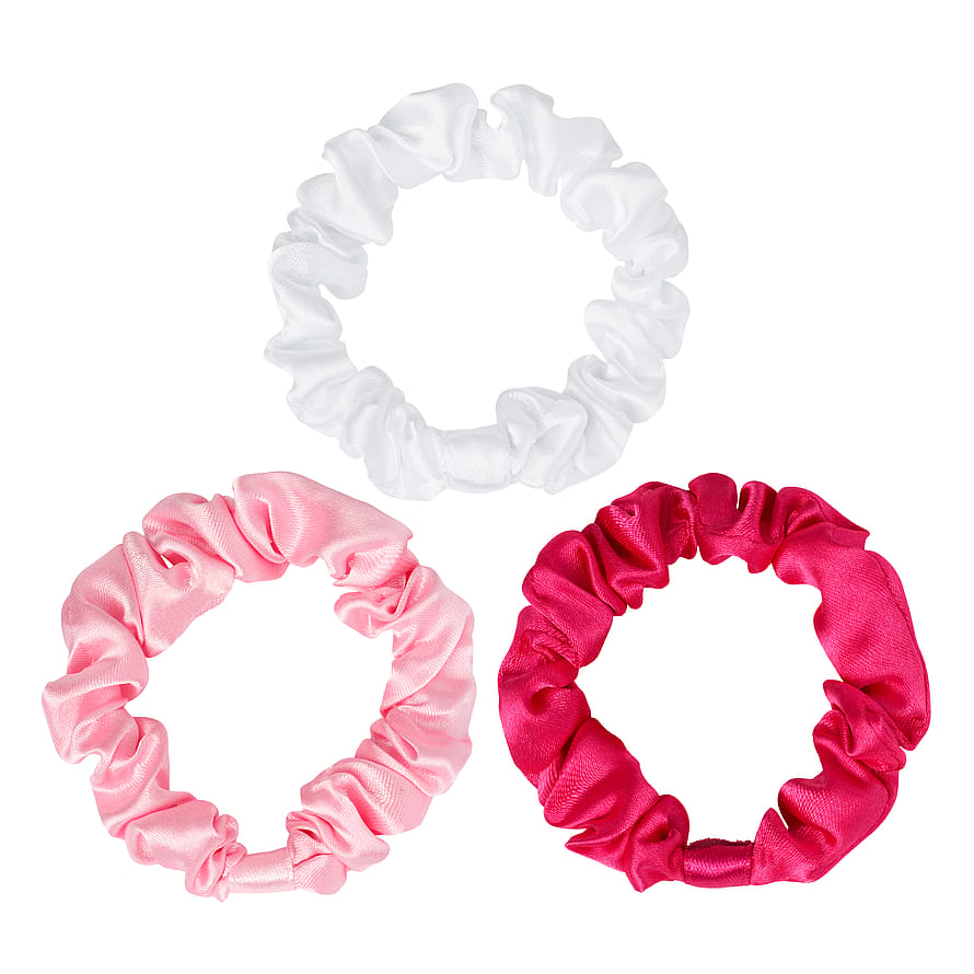 KICKS Beauty Slim Scrunchie Pink and White Mix 3 pcs