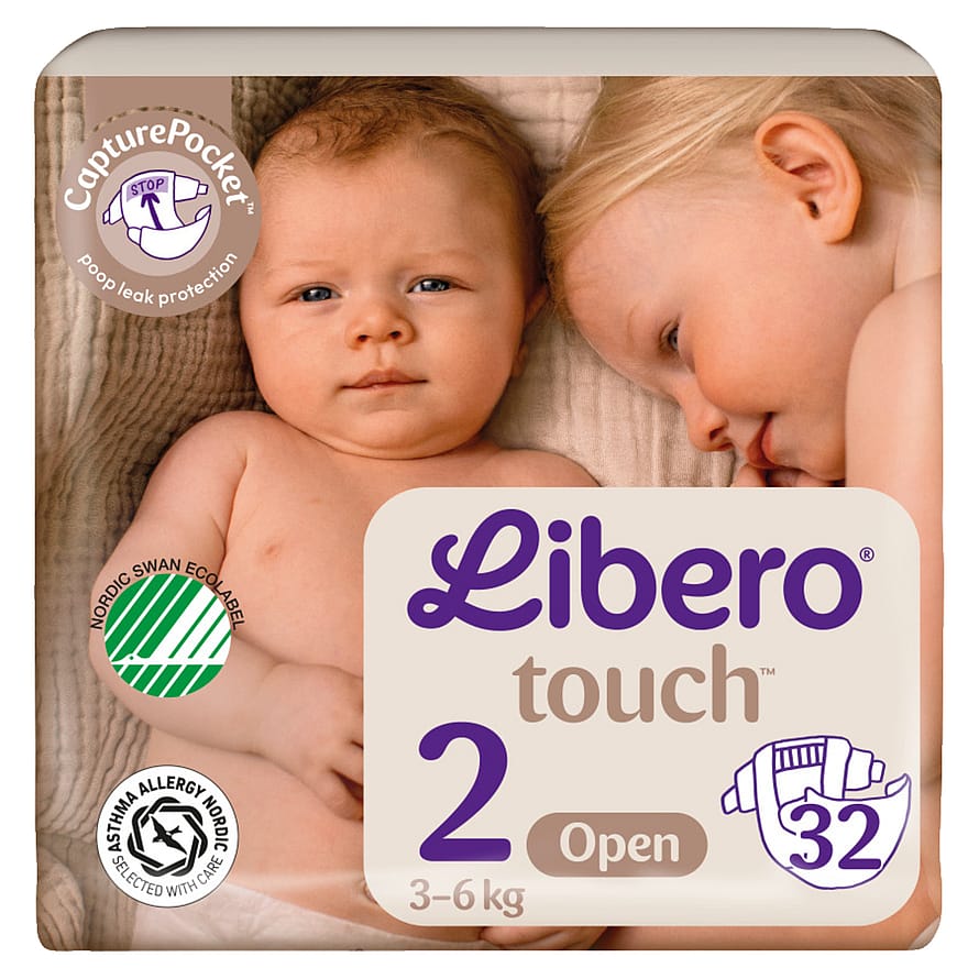 Libero Touch Åbne Bleer Str. 2 (32 stk)