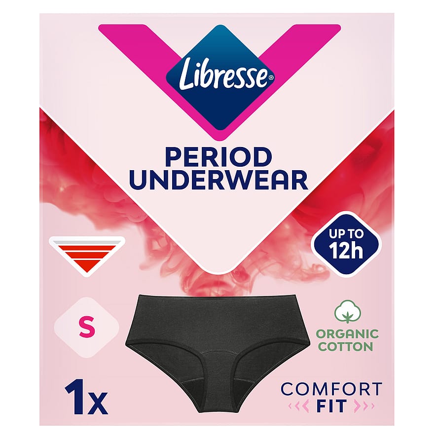 Libresse Menstruationstrusser Hipster Sort S