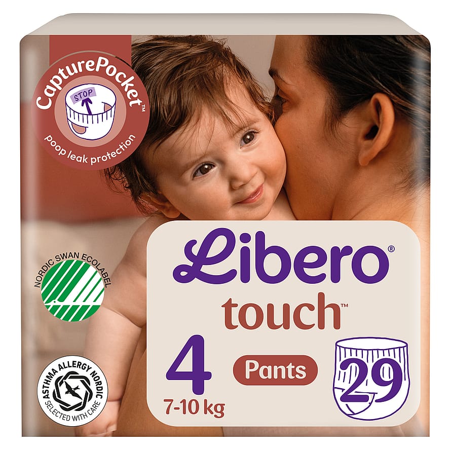 Libero Touch Bukseble Str. 4, 7-10 kg - 29 stk