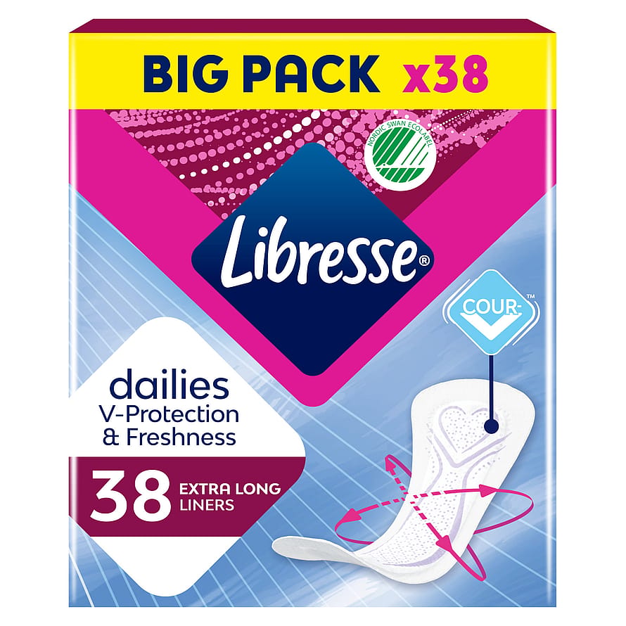 Libresse Trusseindlæg Extra Long 38 stk