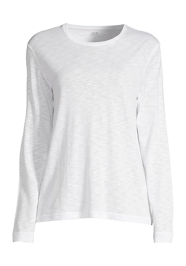 Casall Soft Texture Long Sleeve White XL