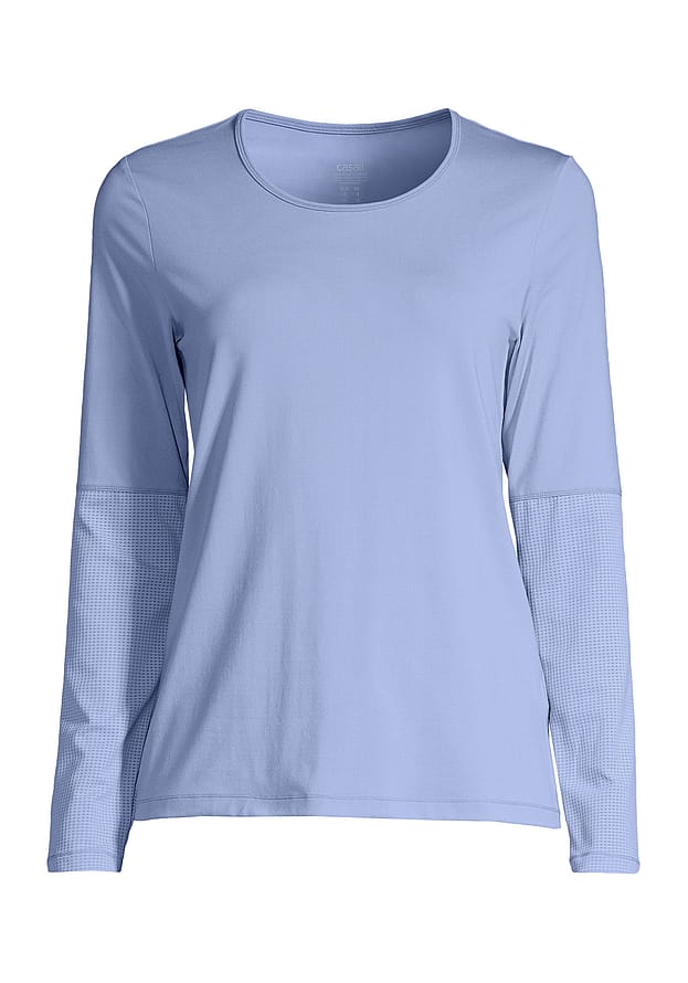 Casall Essential Mesh Detail Long Sleeve Breeze Blue 42