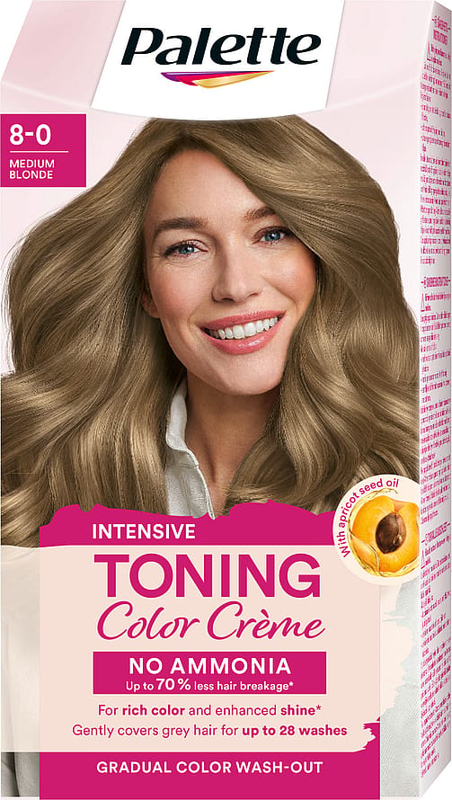 Schwarzkopf Tonings farve 8-0 Medium Blonde