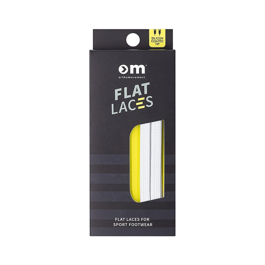 Ortho Movement Flat Sport Laces Hvid 145 cm