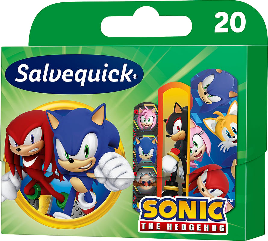 Salvequick Plaster m. Sonic 20 stk