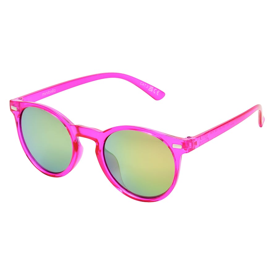 Minibrilla Solbrille Minna Round Pink
